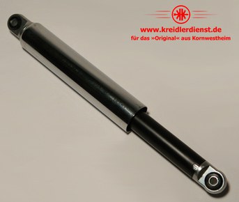 Federbein mit Chromhülse hyraulisch gedämpft 360 mm