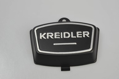 Zierdeckel KREIDLER schwarz (Alu)